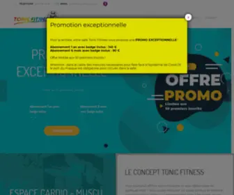 Tonic-Fitness.com(Tonic Fitness) Screenshot