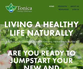 Tonicaherbalwellness.com(Tonica Herbal Wellness) Screenshot