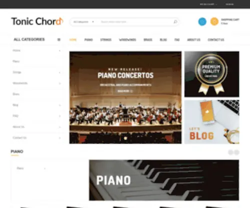 Tonicchord.com(Tonic Chord) Screenshot