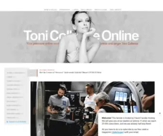 Tonicollette.org(Toni Collette Online) Screenshot
