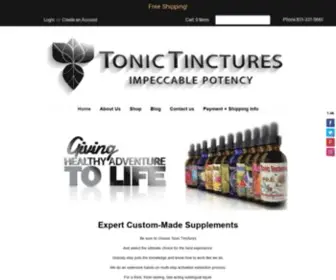 Tonictinctures.com(Tonic Tinctures) Screenshot