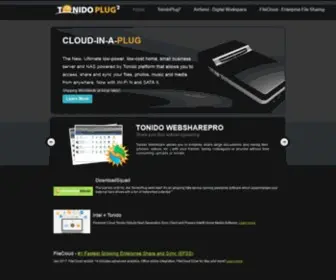 Tonidoplug.com(Linux Home Server. TonidoPlug) Screenshot