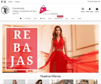 Tonifernandezvestidosdefiesta.com(Toni) Screenshot