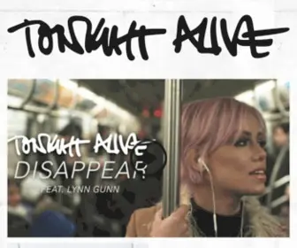 Tonightaliveofficial.com(Music) Screenshot