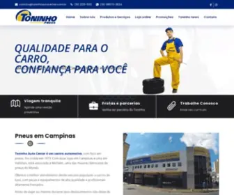 Toninhoautocenter.com.br(Pneus em campinas) Screenshot