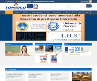 Toniolo.edu.it(Formiamo giovani per il futuro del Paese) Screenshot