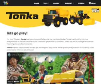 Tonka.com(Be Tonka Tough) Screenshot