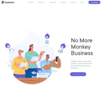 Tonkean.com(Adaptive Business Operations) Screenshot