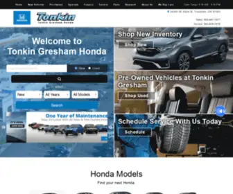 Tonkingreshamhonda.com(Tonkin Gresham Honda) Screenshot