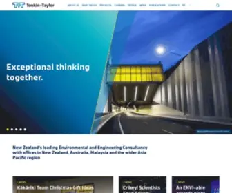 Tonkintaylor.co.nz(Exceptional thinking together) Screenshot