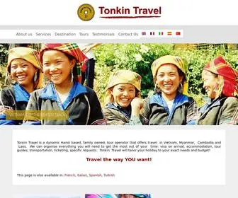 Tonkintravel.com(Tonkin Travel home) Screenshot