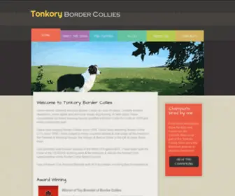 Tonkory.com(Tonkory Border Collies) Screenshot