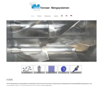 Tonnaer.com(Tonnaer Mengsystemen) Screenshot