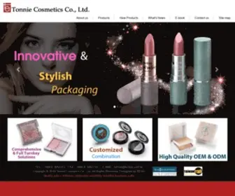 Tonnie.com.tw(TONNIE COSMETICS CO) Screenshot