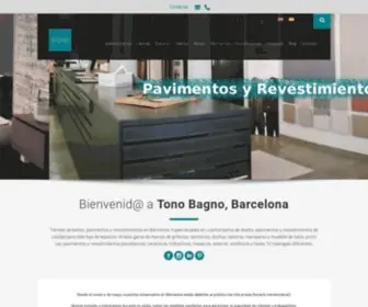 Tonobagno.com(Tiendas de baños Barcelona) Screenshot
