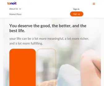 Tonoit.com(Bitcoin) Screenshot