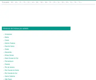 Tonoponto.com(Site de horários de ônibus de todo o brasil) Screenshot