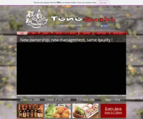 Tonosushi.com(Tonosushi) Screenshot