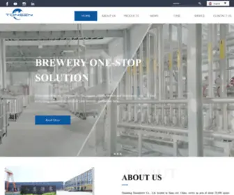 Tonsenbrew.com(HOME-Shandong Tonsenbrew Co., Ltd) Screenshot