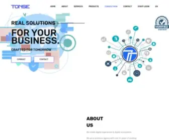 Tonsetechnologies.com(Tonse Tech) Screenshot