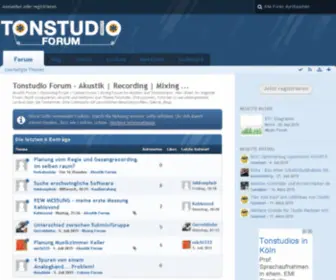 Tonstudio-Forum.de(Mastering) Screenshot