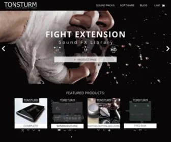 Tonsturm.com(Sound Effects and Software by Tonsturm) Screenshot