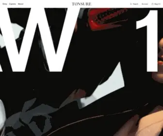 Tonsure.eu(Official Brand Site and Online Store) Screenshot