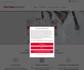 Tontarra-Extranet.de(Tontarra Extranet) Screenshot