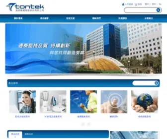 Tontek.com.tw(通泰積體電路股份有限公司) Screenshot