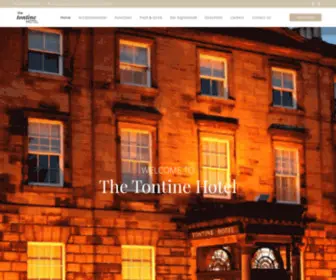 Tontinehotel.co.uk(Tontine Hotel Greenock) Screenshot