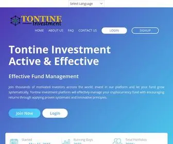 Tontineinvestment.org(Tontine Investment) Screenshot