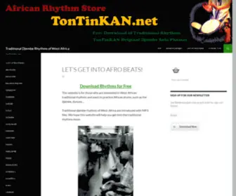 Tontinkan.net(Traditional Djembe Rhythms of West Africa) Screenshot