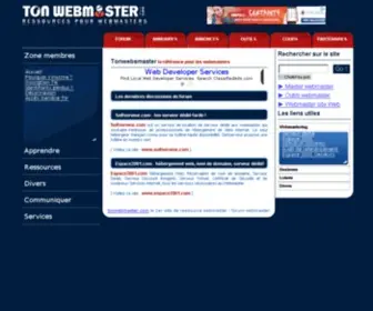 Tonwebmaster.com(Ton Webmaster .com) Screenshot