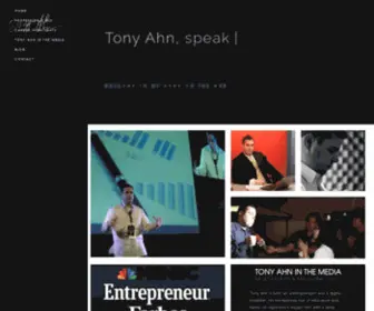 Tonyahn.com(Tony Ahn) Screenshot