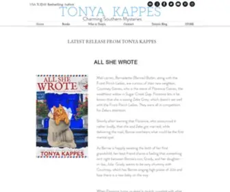 Tonyakappes.com(Tonya Kappes Cozy Mystery Author) Screenshot