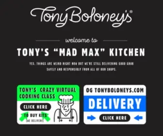 Tonyboloneys.com(Tony Boloney's) Screenshot