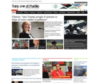 Tonyconelpueblo.net(Tony con el Pueblo) Screenshot