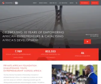 Tonyelumelufoundation.org(The Tony Elumelu Foundation) Screenshot