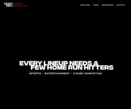 Tonyfaypr.com(Dallas, TX) Screenshot