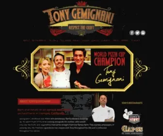 Tonygemignani.com(World Pizza Cup Champion Tony Gemignani) Screenshot