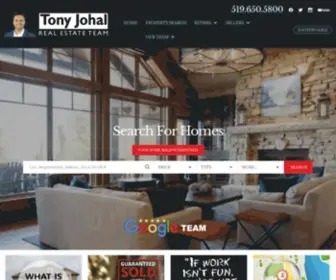 Tonyjohal.com(Tony Johal Real Estate Team) Screenshot