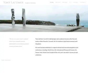 Tonylattimer.com(Sculptural Ceramics) Screenshot