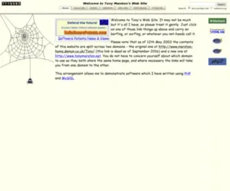 Tonymarston.com(Tony Marston's) Screenshot