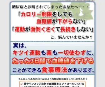 Tonyokokufuku.net(高血糖) Screenshot