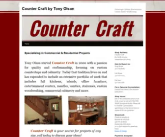 Tonyolsoncountercraft.com(Counter Craft by Tony Olson) Screenshot