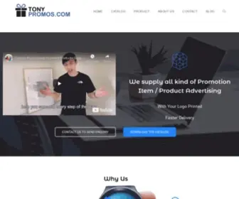 Tonypromos.com(Product Advertising) Screenshot