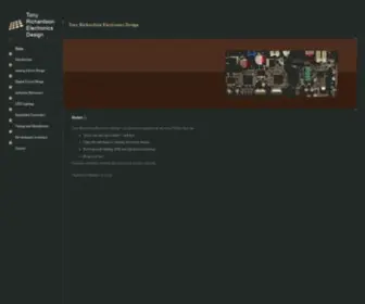 Tonyrichardson.net.au(Tony Richardson Electronics Design) Screenshot