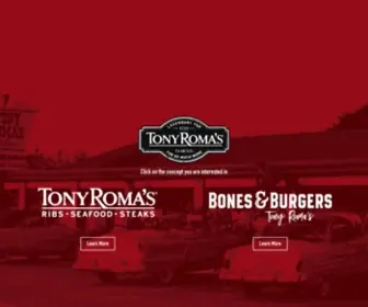 Tonyromasfranchise.com(Tony) Screenshot