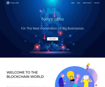 Tonys-Litho.com(For The Next Generation Of Big Businesses) Screenshot