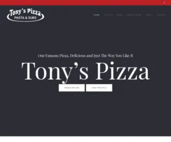Tonyspizzaonline.ca(Tony&#039;s Pizza) Screenshot